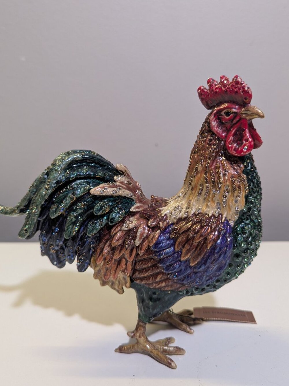 Jay Strongwater Jarvis Rooster Figurine